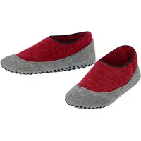 Falke Chaussettes gris chiné / rouge