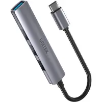 UNITEK Hub H1208B USB-C / 3 ports USB-A 2.0 / USB-A 3.0