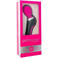 PalmPower Extreme Wand - vibromasseur rechargeable puissant - silicone noir