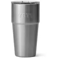 Yeti Rambler Stackable Cup 20oz Mag Slider Lid, Stainless Steel, tasse thermos empilable avec couvercle, 591 ml