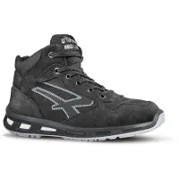 U Power Botte de sécurité RedLion LIFT taille 46 noir/gris S3 SRC ESD EN ISO 20345 cuir souple moulu, hydrofuge