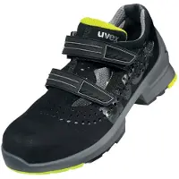 Uvex sandales 1 S1 noir, jaune largeur 11 Gr. 35