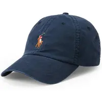 Ralph Lauren Casquette bleu marine / marron / blanc