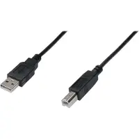 Digitus USB 2.0 Anschlusskabel Typ A -B St/St 3.0m sw