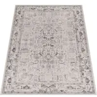 Tapis.fr Tapis lavable Sami gris 240x340 cm