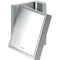 Hansgrohe AXOR UNIVERSAL Rectangular Miroir de rasage, grossissement 1,7x, inclinable, cadre métal, 42649000
