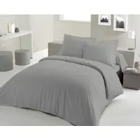Lovely Home Housse de couette Gris clair 240 x 260 cm