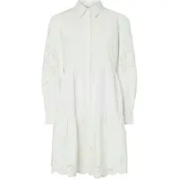 Y.A.S Zimia Long Sleeve Short Dress Blanc 44 Femme