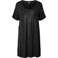 Pieces Robe courte PCALICE SS GLITTER DRESS femmes - Noir - EU XS
