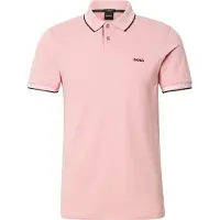 BOSS pour homme. 50506193 Polo Paul (M), Casuel, Rose, Coton, Manche courte