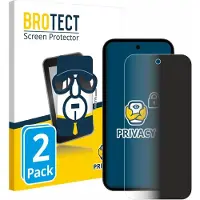 BROTECT Protection Anti-Espion (2 pcs, Google Pixel 10a), Téléphone portable : film de protection, Transparent