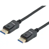 Equip DisplayPort 2.1 16K/60Hz St/St 5.00m schwarz (5 m), Câble vidéo, Noir