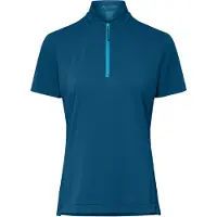 Vaude Bike Adlux Hz Short Sleeve Jersey Bleu 38 / Regular Femme
