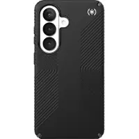 Speck Presidio2 Grip Magnet Samsung Galaxy S26 MagSafe Case (Black/Slate Grey/White) (Samsung Galaxy S26), Coque pour téléphone portable, Blanc, Noir, Gris
