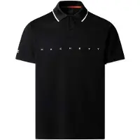Hackett pour homme. HM5600120 Polo avec logo coupe classique marine (S), Casuel, Coton, Manche courte