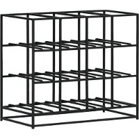 House Doctor casier à bouteilles noir pour 12 bouteilles