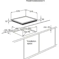 AEG Plaque de cuisson encastrable HK634021XB