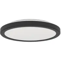 Eglo Testara-E plafond ø211 10,8W 1350LM 4000K, Sort (1350 lm)