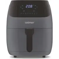 Zelmer ZAF5502G Friteuse Un/Une(s) 5 l Autonome 1500 W Friteuse à faible teneur en graisse Noir, Gris
