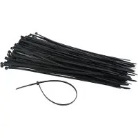 Gembird Attache de câble - - NYTFR-250X3.6 - Nylon - Noir - Lot de 100 pièces