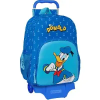 Safta Donald Sac à dos à roulettes pour enfants bleu bleu One Size
