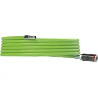 RIEGLER Kit de tuyaux en PVC renforcés de tissu, vert fluo, diamètre 12x6, longueur 20 m