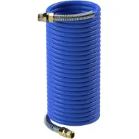 RIEGLER Tuyau spiralé, raccord vissé, polyamide, R 3/8, ø 12x9, 10,0 m