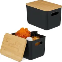 Relaxdays boîte rangement (26 cm, 2x)