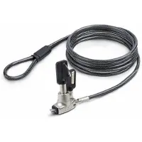 StarTech.com Snblk Laptop Security Cable 1.5 M Argenté