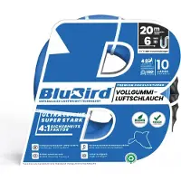RIEGLER Kit de tuyaux d'atelier "BluBird", cpl. à fermeture rapide, Ø12x6, 20 m