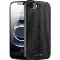 Nevox StyleShell Nylo iPhone SE (2025) schwarz (Apple iPhone 16e, Apple iPhone 17e), Coque pour téléphone portable, Transparent, Noir