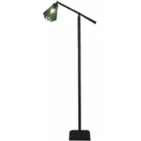 Casa Padrino Lampadaire Art Déco Tiffany Vert / Noir H. 185 cm - Lampes Tiffany