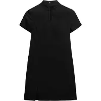 Superdry Lbd Satin Mandarin Short Sleeve Short Dress Noir XS Femme