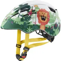 Uvex Casque Kid 2 CC, taille enfant 46-52 cm, couleur verte, motif safari, référence S41.4.982.1015