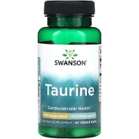 Swanson Health , Taurine, 1 000 mg, 60 Capsules Végétales