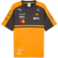 Puma Mclaren Lando Norris Replica Short Sleeve T-shirt Orange M Homme