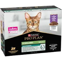 Purina Pro Plan Pro Plan Chat Adulte Stérilisé au canard 10x85 g Aliment