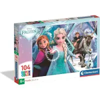 Clementoni CLE puzzle 104 SuperKolor Frozen 25045