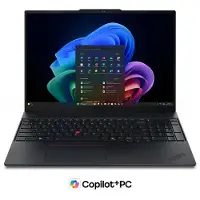 Lenovo ThinkPad E16 Gen 3 Intel Intel Core Ultra 5 236V vPro Processor coeurs LPE jusqu'à 3,50 GHz Coeurs P jusqu'à 4,70 GHz, 16 Go MOP, Windows 11 Professionnel 64, 512 Go SSD M.2 2242 PCIe Gen4