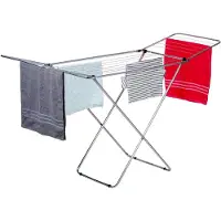 Dirt Devil Séchoir à linge pliable - longueur de séchage 18m - avec pieds antidérapants - structure métallique - capacité de charge des ailes 10KG chacune - adapté à l'intérieur