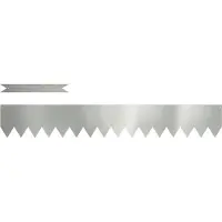 vidaXL Bordure de jardin, 10 pièces, 100 x 0,05 x 15 cm, acier galvanisé
