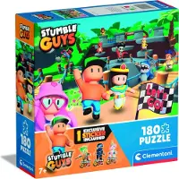 Clementoni Pièces enfants 7 ans, Puzzle figures jeu vidéo, Gaming, Italy, 29322, Stumble Guys 180 pièces