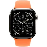 Apple MHY74ZM/A accessoire intelligent à porter sur soi Bande Orange Fluoroélastomère