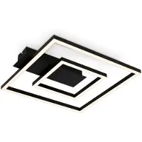 Briloner Plafonnier LED, noir, LED/22W