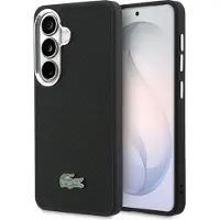 Lacoste Case Full Wrap Petit Pique MagSafe for Samsung Galaxy S26 black (Samsung Galaxy S26), Coque pour téléphone portable, Noir