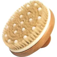 Croll & Denecke Brosse de massage manuelle avec pommeau en bois