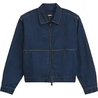 Vans - Blouson en coton - LX Denim Station Jacket Dark Indigo pour Homme en Coton - Taille M - Navy