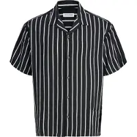 Jack & Jones Jeff Resort Plus Size Short Sleeve Shirt Noir 6XL / Regular Homme