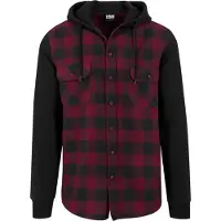 Urban Classics Chemise merlot / noir