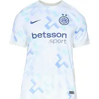 Nike Maillot de déplacement Inter Milan 2025/26, pour hommes, couleur bleu clair/blanc, taille XL